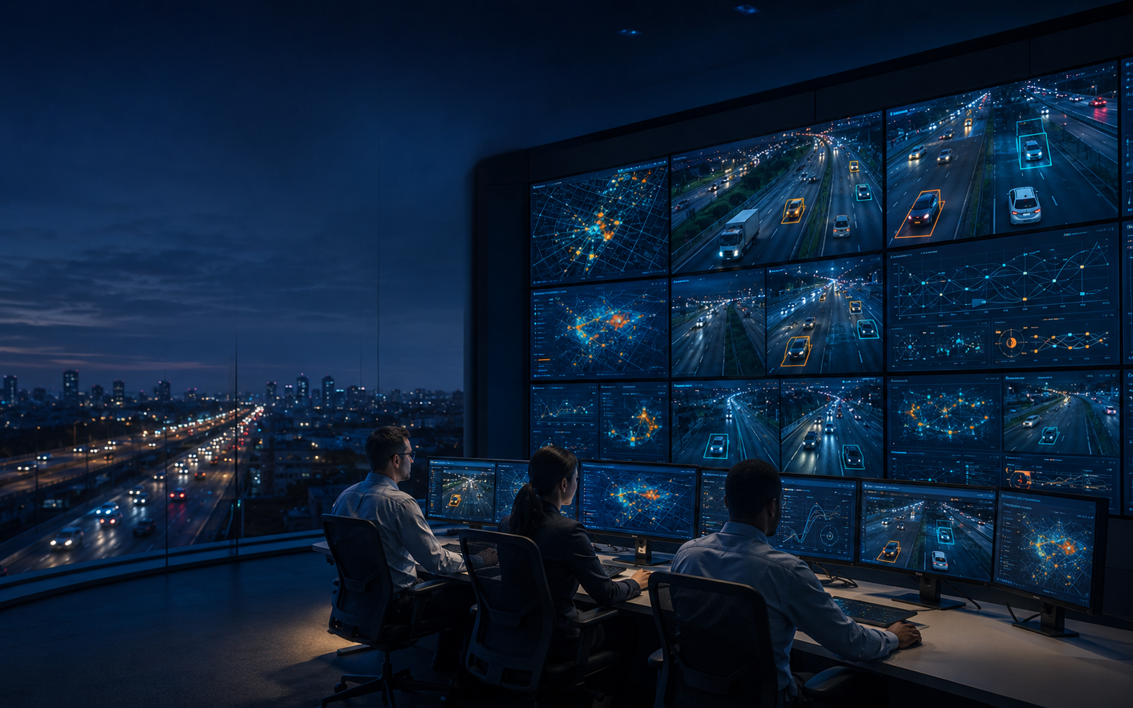 Illustrative connected highway and mobility operations environment