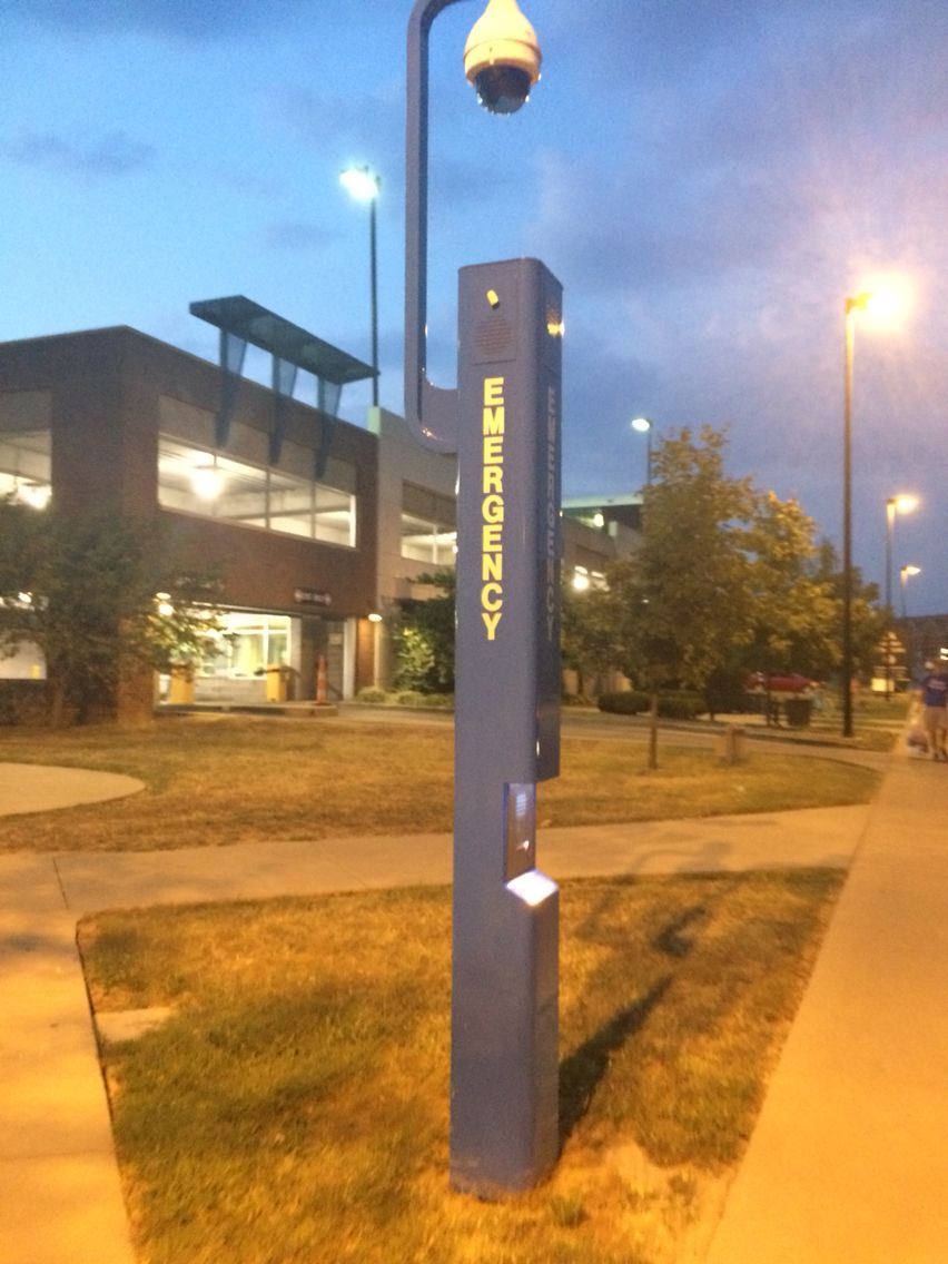 Emergency Calling Box installed beside an expressway