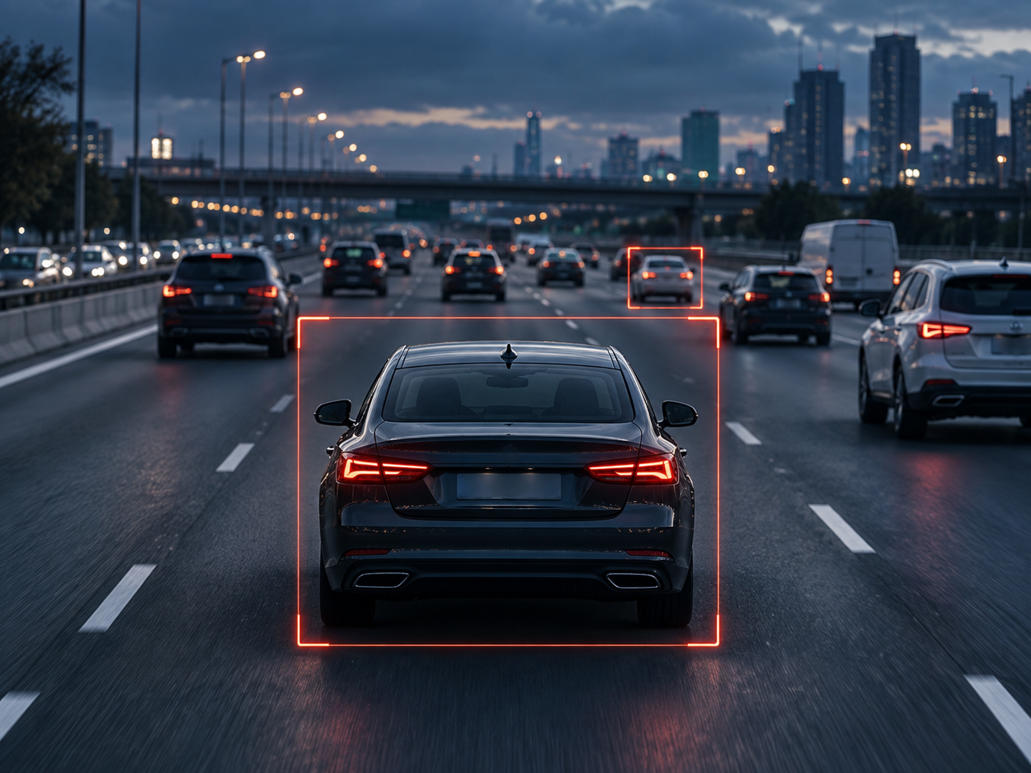 Illustrative road incident and traffic violation detection