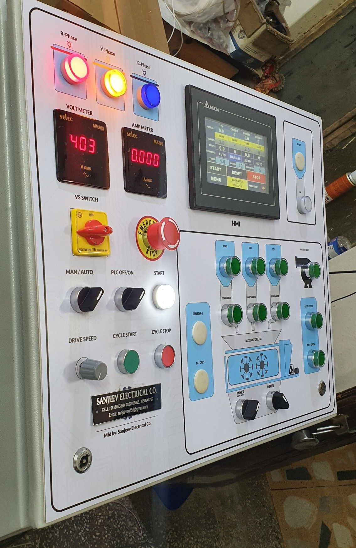 Industrial manual toll booth controller