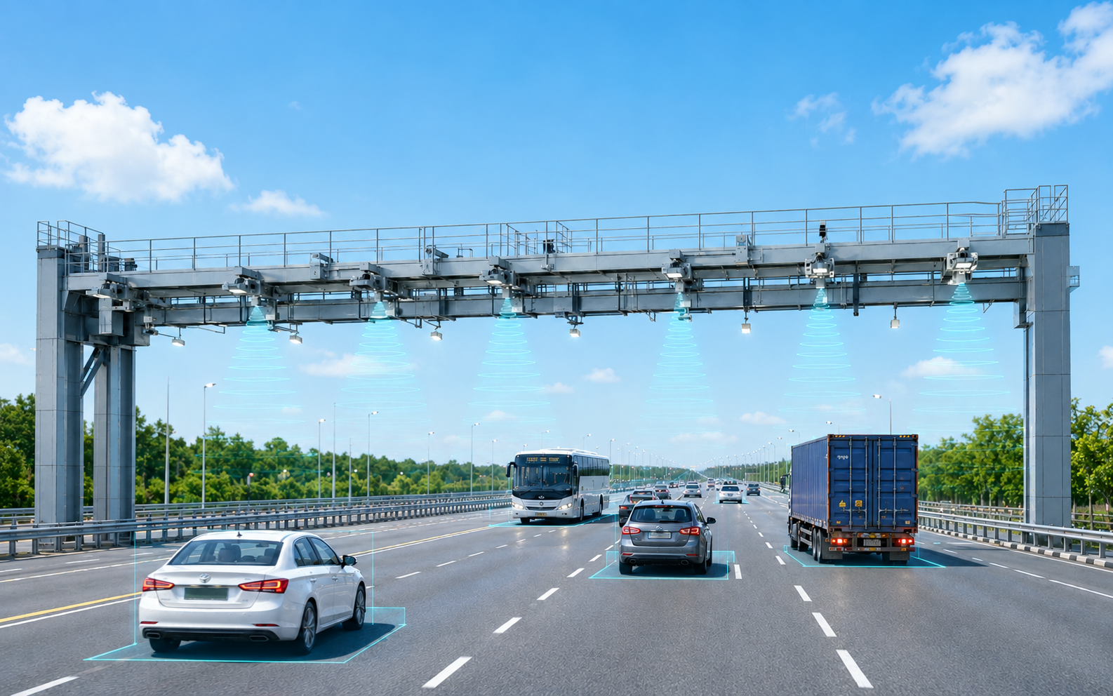 Multi-Lane Free Flow tolling