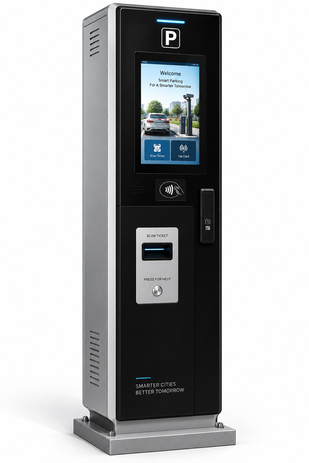 Automated parking entry terminal
